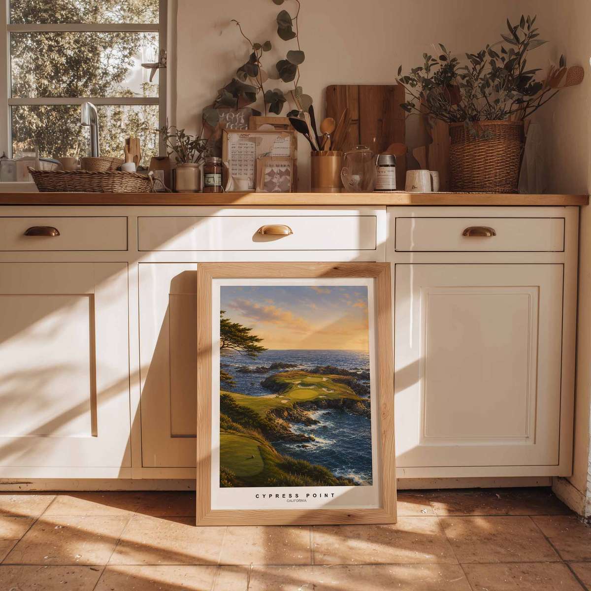 Carnoustie wall art showcasing golf technique expressed through refined composition and a classic visual character