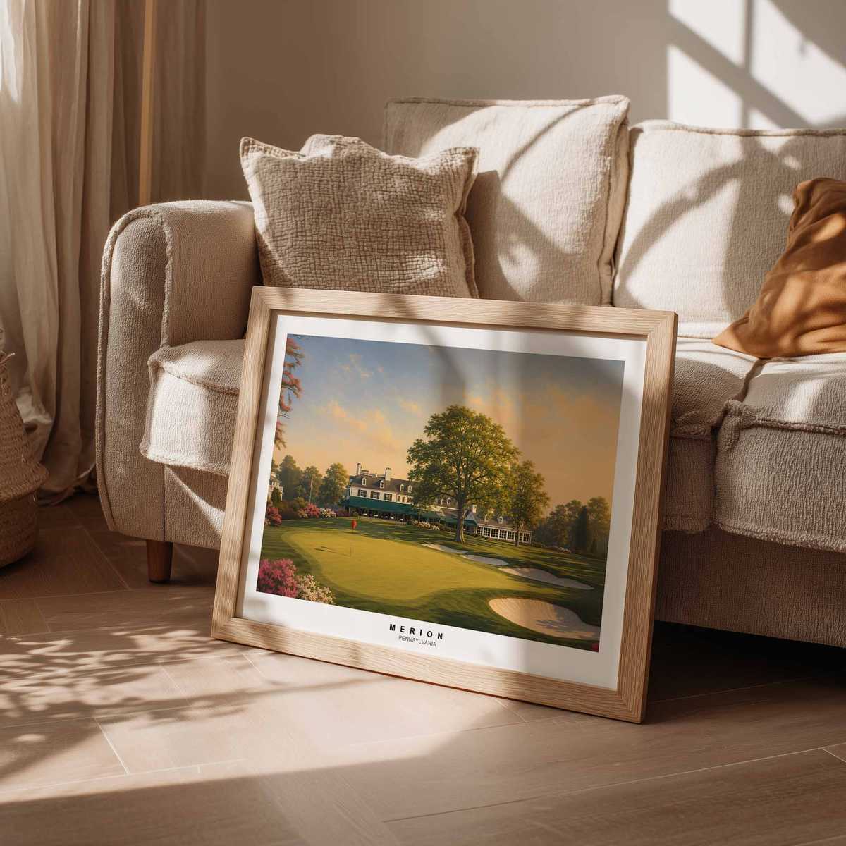 Merion East poster showing vintage restraint through composition, textures, and an intimate human presence